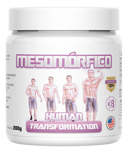 Pré Treino Mesomorphico Human Transformation 200g Laranja