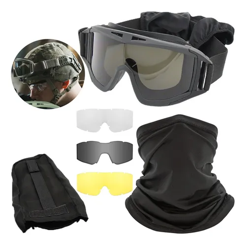 comprar Googles Tácticos De Protección Mascara Para Moto Bikers