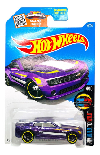 Hot Wheels Camaro Ss 2010 Chevrolet Escala 1:64 Blister Pro Púrpura
