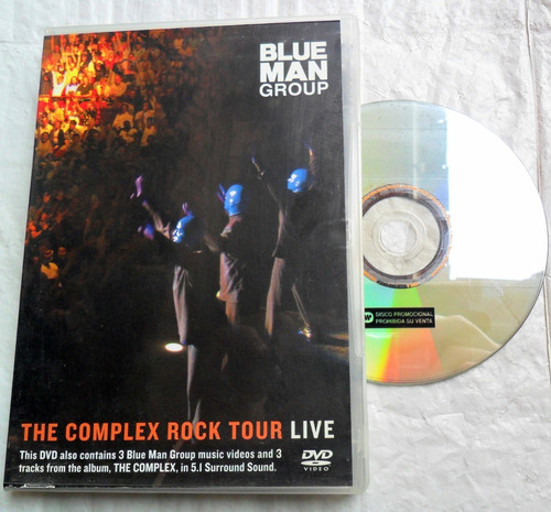 Blue Man Group - The Complex Rock Tour Live * Dvd Impecable