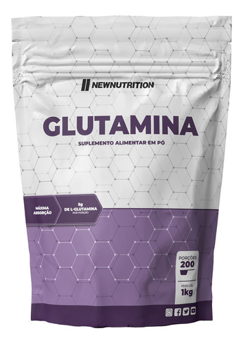 Glutamina Aminoácido 1kg Newnutrition