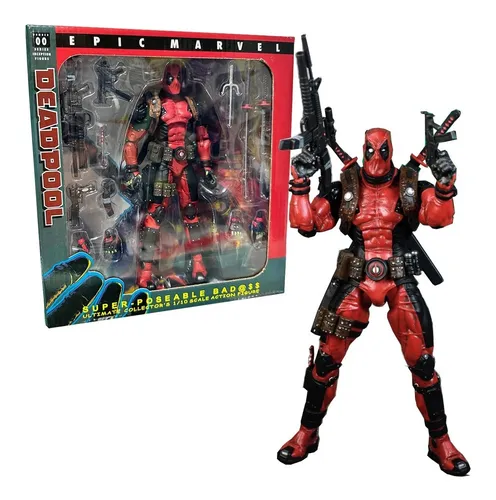 ‍Deadpool Figura Articulada de Acción con Accesorios