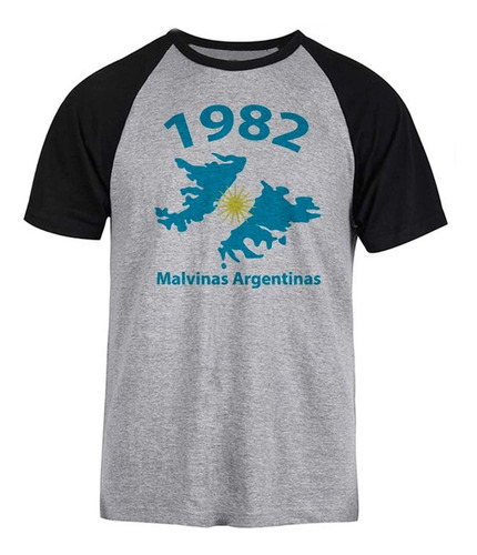 Malvinas Argentinas 1982 Logo   Remera Spun Adulto/niño