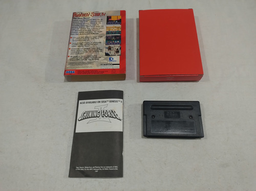 Phantasy Star Iv Mega Drive Sega Genesis Original (Usado)