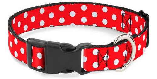 Buckle-down Breakaway Cat Collar - Minnie Mouse Polka Dots R