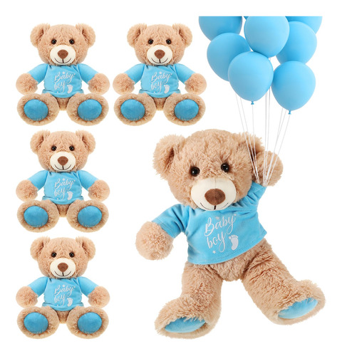 Lenwen 5 Piezas De Oso De Peluche Para Baby Shower, Bonito J