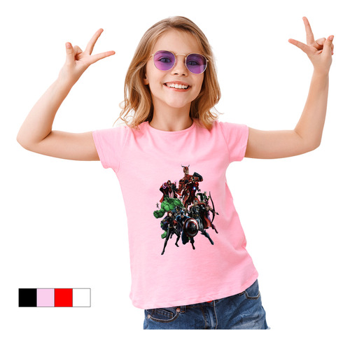 Playera Para Niño Y Niña Color Aveengers #5