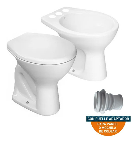 Inodoro Corto Bidet Deca Marajo Juego Sanitario Envio Gratis