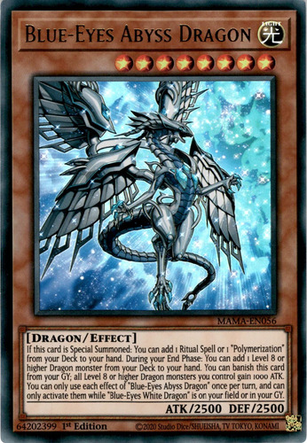 Blue-eyes Abyss Dragon Yugioh!