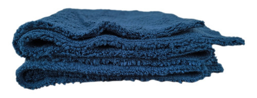 Imagen 4 de 5 de Paño Microfibra Multiuso Premium 40x60 Limpieza Secado Pulid Color Azul oscuro