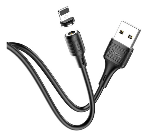 Cable Magnético Usb Hoco X52 Carga Rápida Para Iph De 1m Color Negro