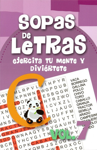 Sopas De Letras Ejercita Tu Mente Y Diviértete Vol 7