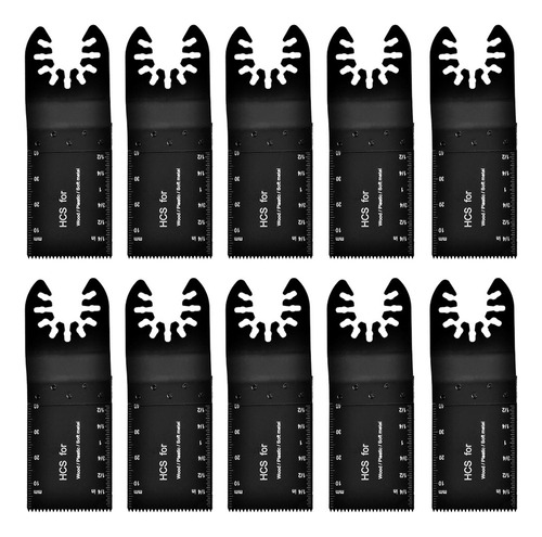 10 Cuchillas De Sierra Oscilante Multifuncional De 32 Mm Bim