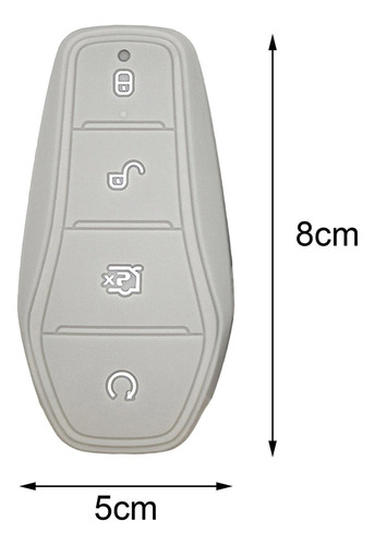 3 Funda For Mando A Distancia De Entrada De Coche For Gris