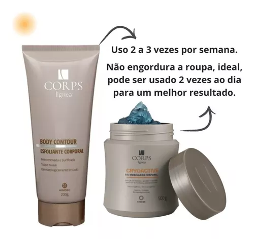 Kit Seca Barriga Hinode Gel Redutor E Esfoliante Envio 24hs