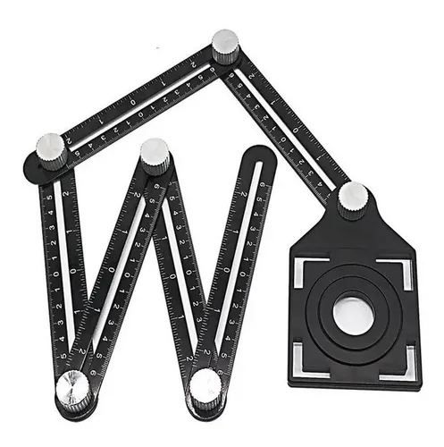 comprar Escuadra Plegable Profesional Aluminio 6 Orificios 