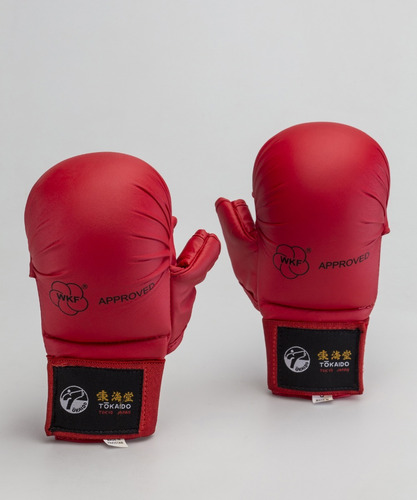 Ithaca Store Tokaido - Nudilleras Karate Homologado Wkf Rojo
