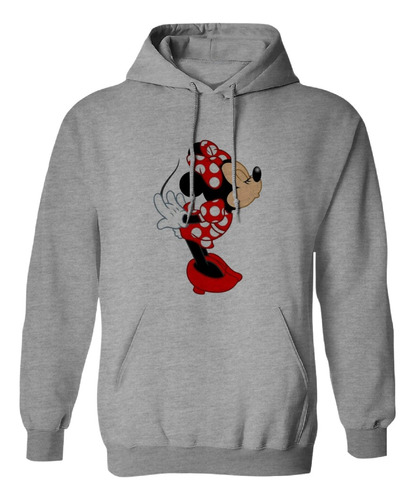 Sudadera Con Gorro Minnie Mouse Vestido Rojo Love