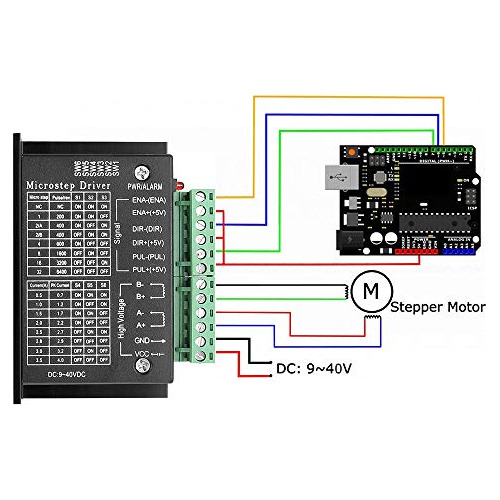 Mysweety Tb 5 Controlador Driver Motor Stepper Cnc Nema Eje