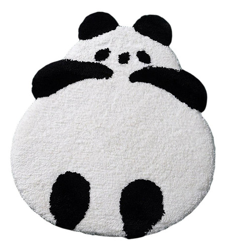 Linda Alfombra De Baño Panda, Espejo De Maquillaje,