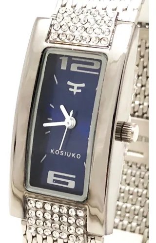 Reloj Kosiuko Mujer Dama Malla Tejida Ksk 7274