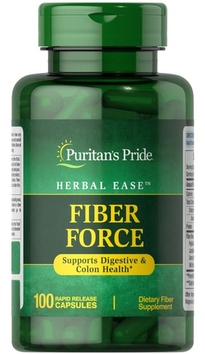 Puritan's Pride | Fiber Force | 100 Rapid Release Capsules
