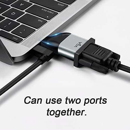 Adaptador De Monitor Usb-c Xiwai Tipo C A Vga, 1080p 60
