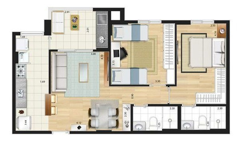 Imagem 25 de 27 de Apartamento À Venda No Bairro Centro - São Caetano Do Sul/sp - O-4041-10920