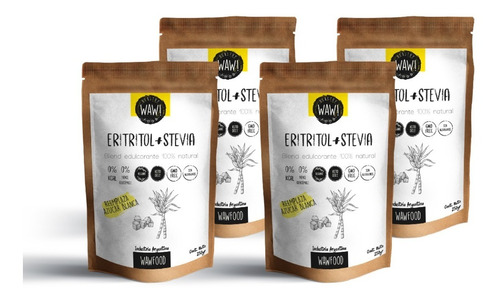 Eritritol 99,5% + Stevia Puro X 1 Kg | Único En Argentina