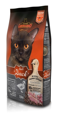 Alimento Para Gatos Premium Leonardo Adulto Duck 7.5k 