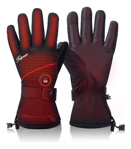 Heated Gloves For Men Women, Upgraded Battery 5500mah Electr