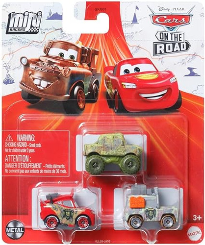 Disney Cars On The Road Mini Racers - Juego De 3 Películas