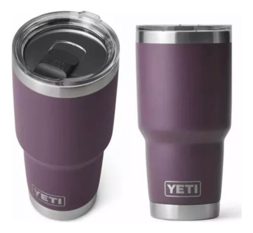 Vaso Térmico Rambler De Acero Inoxidable Yeti 30oz Magslider Nordic Purple Lisa