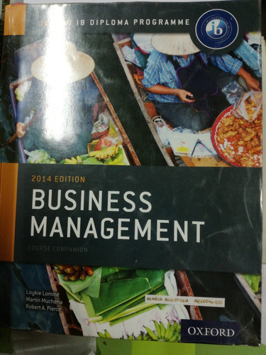 Business Management Oxford  Course Companion In Diploma Prog