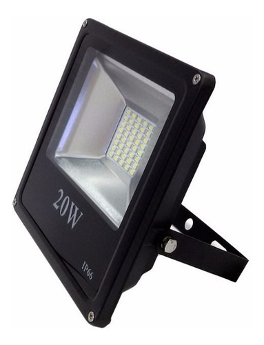 Foco Reflector Led 20 Watts 220v Ultra Slim Exterior Ip66