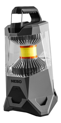 Linterna Led Nebo Rc Galileo 1000 Flex Lúmenes Y Banco De En Color de la linterna Gris Color de la luz Blanca