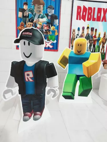 Kit Festa Infantil Só Um Bolinho Aniversário em Casa Personalizado Roblox