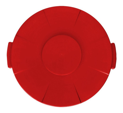 Tapa Ciega Para Contenedor Toff 120l Color Rojo