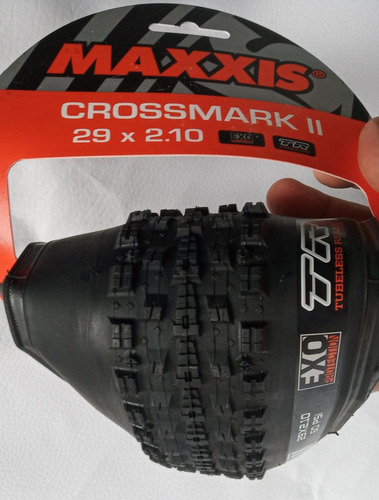 Imagen 3 de 7 de Llanta Tubeless Ready 2c/ Exo 29*2.10. Maxxis Crossmark I I