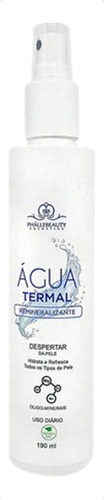 Água Termal Remineralizante Hidrata Refresca - Phállebeauty Tipo de pele Todo tipo de pele