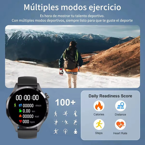 1.53 Reloj Inteligente Nfc Para Hombres Llamada Bluetooth