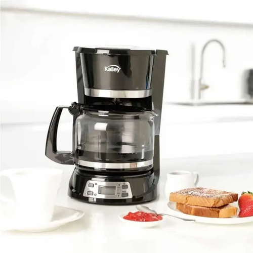 Cafetera Digital Programable 12 Tazas Kalley Negro | Envío gratis