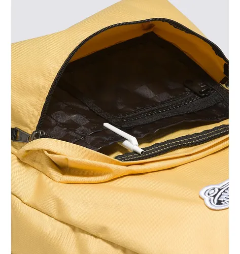Mochila Vans Realm Porta Laptop Backpack Escolar Urban Beach Color Dorado Dise o De La Tela Liso