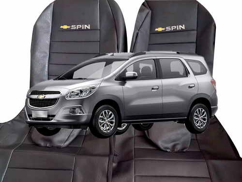 Funda Cubre Asiento Cuerina P/chevrolet Spin 2 Filas A Medid