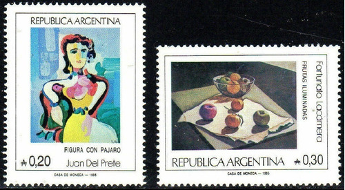 1985 Pintura Argentina- Lacamara - Argentina ( Serie) Mint