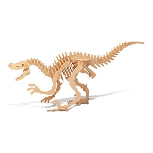 Dinosaurio Velociraptor  Kit De Construcción De Madera...