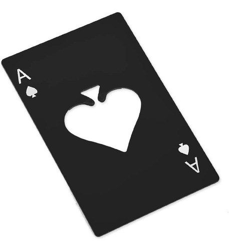 Llavero Destapador De Botellas Poker Cartas Black Jack Acero