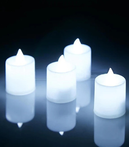 Imagem 3 de 5 de Vela Led Eletrônica Decoração + Baterias Inclusas