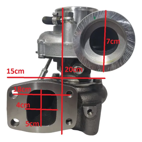 Turbina K16 Rotor Titânio Borgwarner 53169887183 Of1218 1317 Turbina K16 Rotor Titânio Borgwarner 53169887183 Of1218 1317