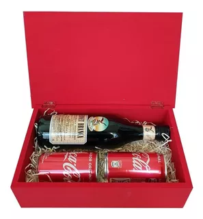 Caja Fernet Branca Con 2 Latas De Coca Cola Regalo Original